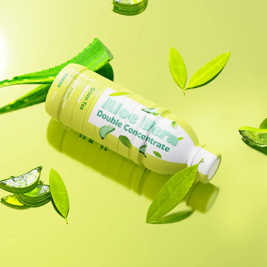ALOE VERA jus et pulpe avec Thé Vert - 675 ml